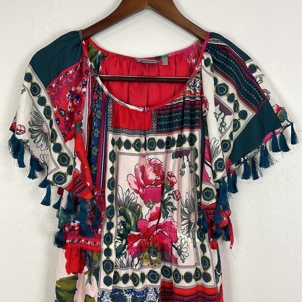 ANTHROPOLOGIE Vanessa Virginia Persian Rose Dress - Picture 3 of 12